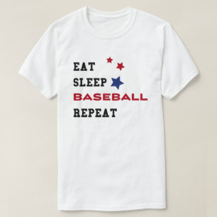 Eat Sleep Baseball Repeat Sporty T-Shirt