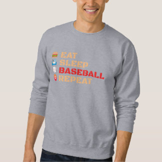 Eat Sleep Baseball Repeat Sweatshirt