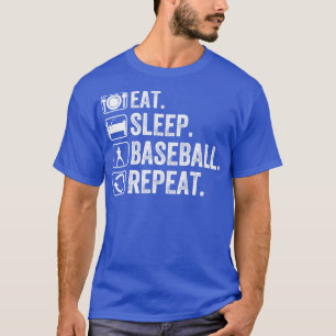 Eat Sleep Baseball Repeat T-Shirt