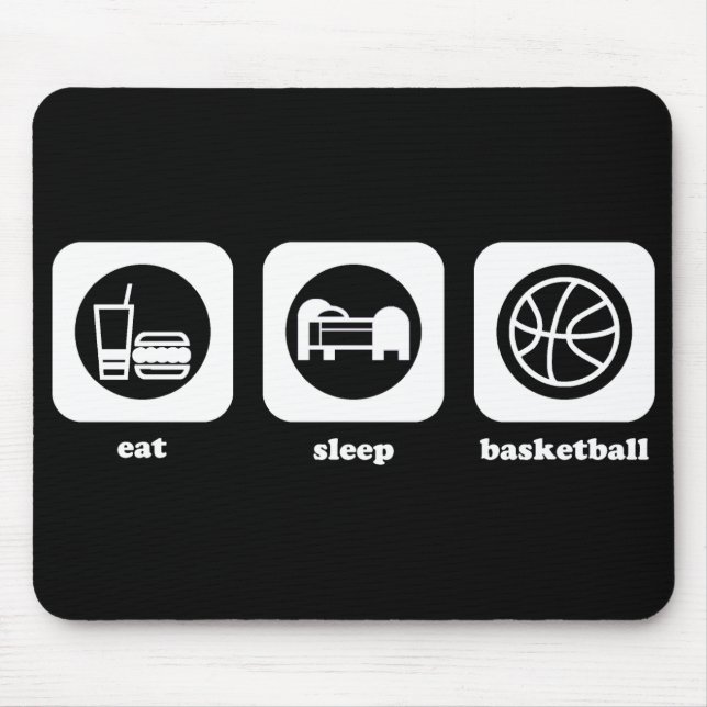 Eat. Sleep. Basketball. Mousepad (Front)