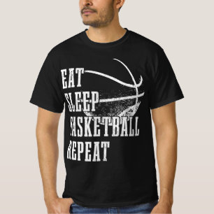 Eat Sleep Basketball Repeat Basketball Player Coac T-Shirt