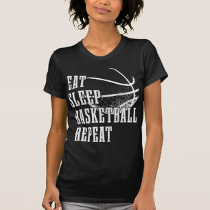 Eat Sleep Basketball Repeat Basketball Player Coac T-Shirt