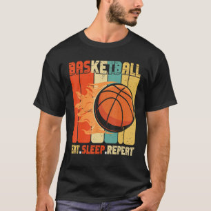 Eat Sleep Basketball Repeat Basketball Sports Men T-Shirt