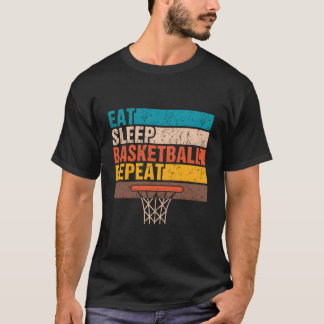 Eat Sleep Basketball Repeat Basketball Youths Kids T-Shirt