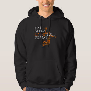 Eat Sleep Basketball Repeat Best Art For Basketbal Hoodie