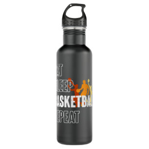Eat Sleep Basketball Repeat Funny Tee for basketba 710 Ml Water Bottle