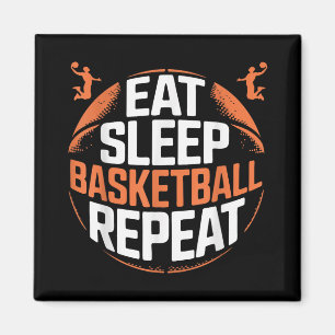 Eat Sleep Basketball Repeat  Magnet