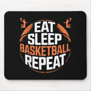 Eat Sleep Basketball Repeat Mouse Pad