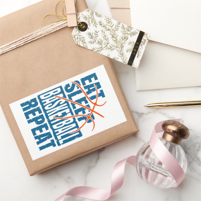 EAT SLEEP BASKETBALL REPEAT STICKER (Gifting)