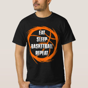 Eat Sleep Basketball Repeat Team Player Coach T-Shirt