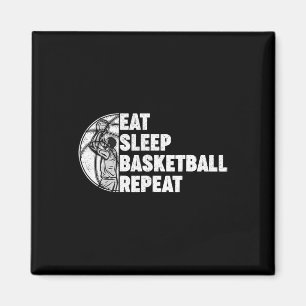 Eat Sleep Basketball Repeat Teens Girls Boys Kids  Magnet