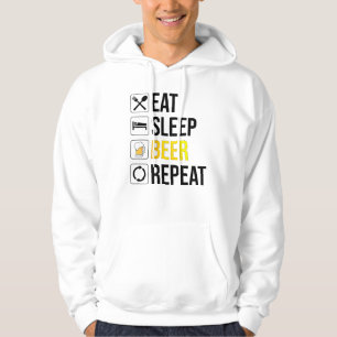 Eat Sleep Beer Repeat Hoodie