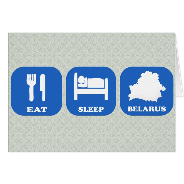Eat Sleep Belarus (Front Horizontal)
