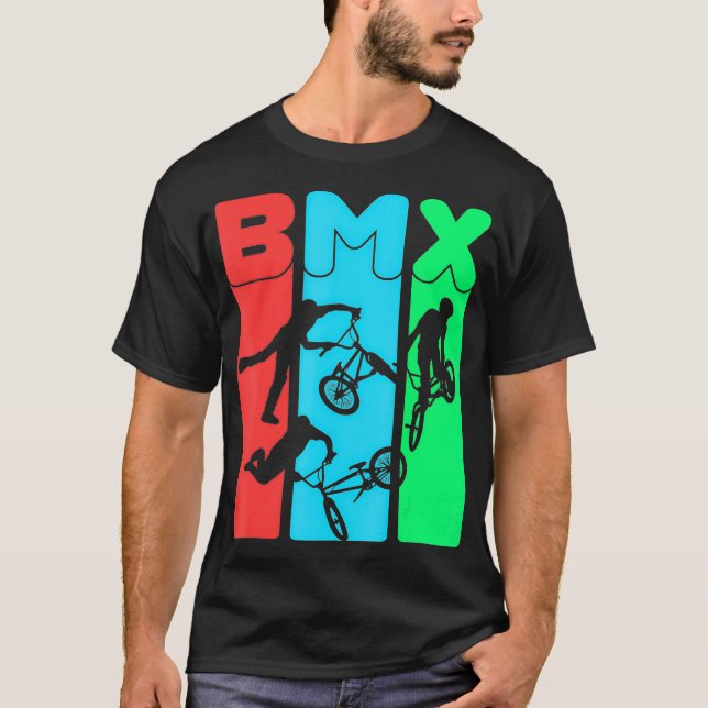 Eat Sleep BMX Repeat  Bicycle Funny Gift Motocross T-Shirt (Front)