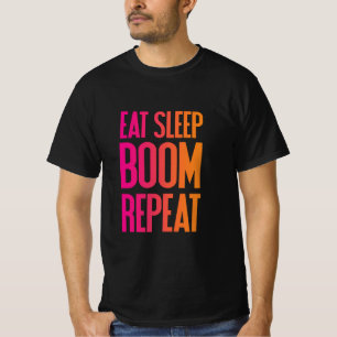 Eat Sleep Boom Repeat - Festival Tee