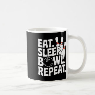 Eat Sleep Bowl Repeat 1 Coffee Mug
