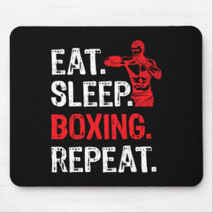 Eat Sleep Boxing Repeat Boxing Player Funny Mouse Pad