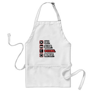 Eat Sleep Boxing Repeat Standard Apron