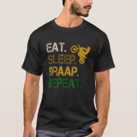 Eat Sleep Braap Repeat Vintage Dirt Bike Gift Moto