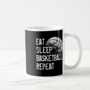 Eat Sleep Bysketbyll Repeat For Men Women Girls Bo Coffee Mug