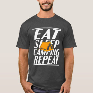 eat sleep camping boy T-Shirt