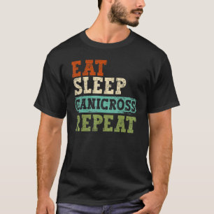 Eat Sleep Canicross Repeat Running Dog Puppy T-Shirt