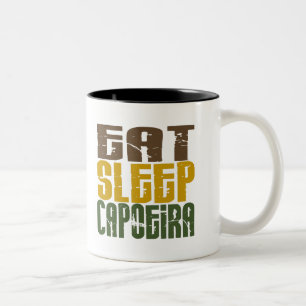 Eat Sleep Capoeira 1 Two-Tone Coffee Mug