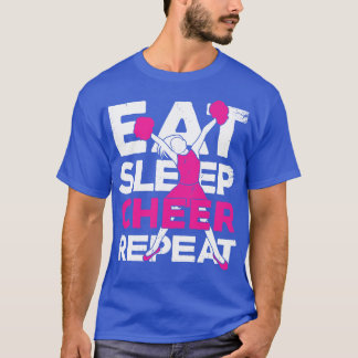 Eat Sleep Cheer Repeat Cheerleader Gift T-Shirt