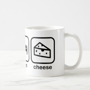 Eat Sleep Cheese Coffee Mug