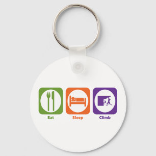Eat Sleep Climb Keychain