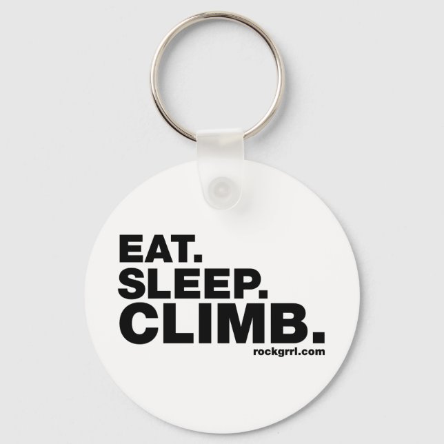 Eat Sleep Climb Keychain (Front)