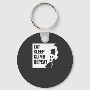 Eat Sleep Climb Repeat Keychain