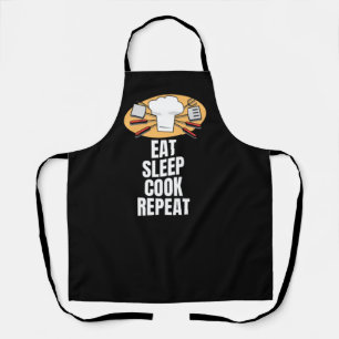Eat sleep cook repeat apron