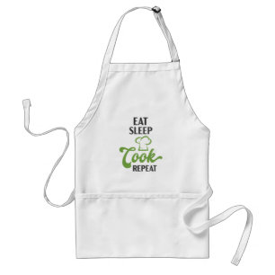 Eat Sleep Cook Repeat Chef Gift Standard Apron