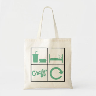 Eat Sleep Craft Repeat Tote