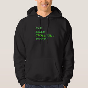 Eat Sleep Crossgolf Repeat For Urban Golf Players Hoodie