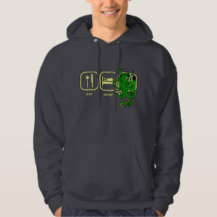 Eat - Sleep - Cthulhu Hooded Sweatshirt