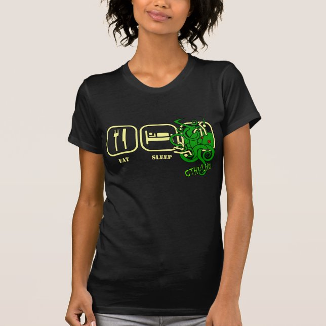 Eat - Sleep - Cthulhu T-Shirt (Front)
