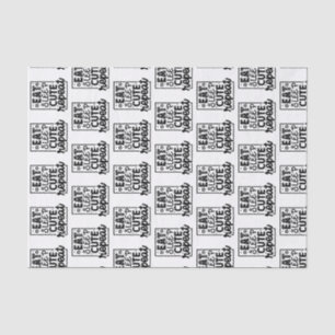 Eat Sleep Cute Repeat Baby Tissue Paper