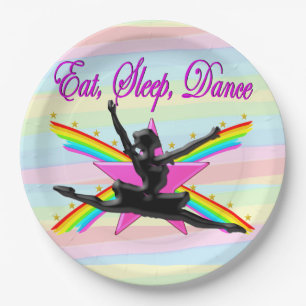 EAT, SLEEP, DANCE PARTY PAPER PLATES