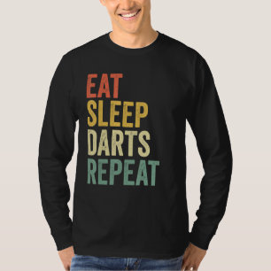 Eat Sleep Darts Repeat Funny Darts Vintage T-Shirt