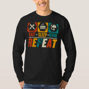 Eat Sleep Diving Repeat Scuba Diving Snorkelling T-Shirt