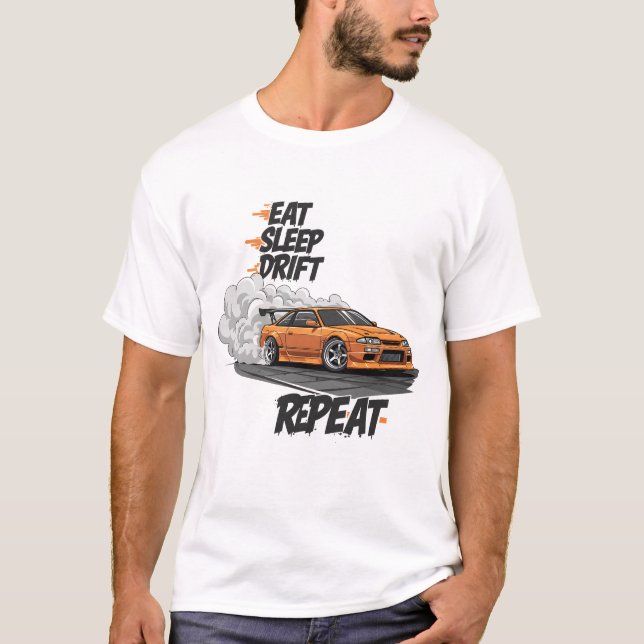 Eat Sleep Drift Repeat T-Shirt (Front)