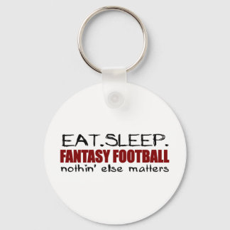 Eat Sleep Fantasy Football Keychain