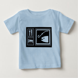 Eat Sleep FISH! Baby T-Shirt