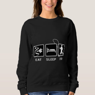 Eat Sleep Fish Repeat 606 Sweatshirt