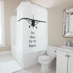 Eat Sleep Fly 172 Repeat Airplane