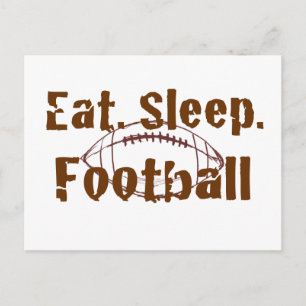 Eat.Sleep.Football 08 Postcard