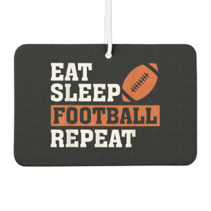 Eat Sleep Football Repeat Awesome Love Football Vi Air Freshener