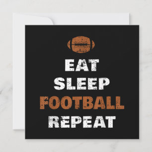 Eat Sleep Football Repeat Love Football Vintage Gi